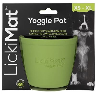 LickiMat Dog Yoggie Pot- Green