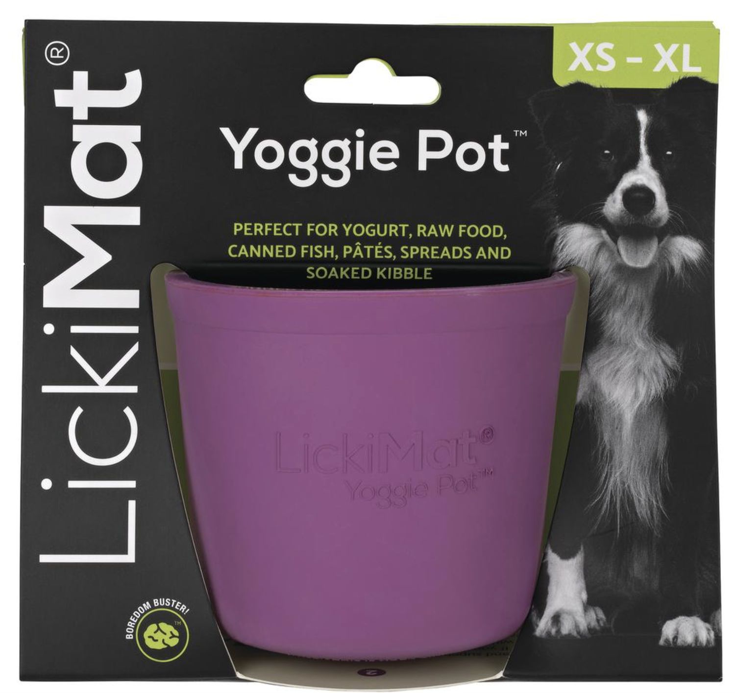 LickiMat Dog Yoggie Pot - Purple