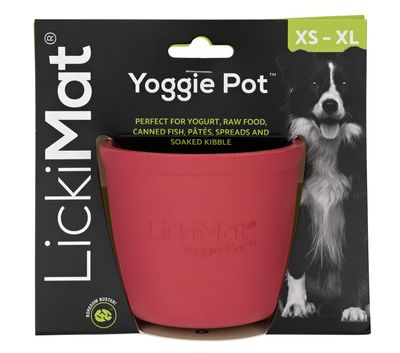 LickiMat Dog Yoggie Pot- Pink