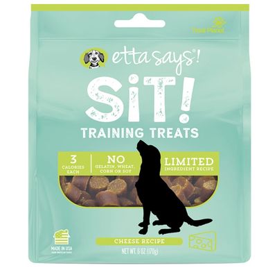 Etta Says! Sit Training Treats for Dogs - Cheese 6oz