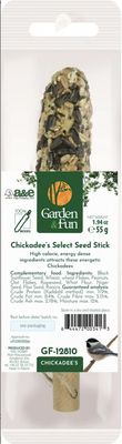 A&amp;E Cage Company  Chickadee Stick Wild Bird Seed