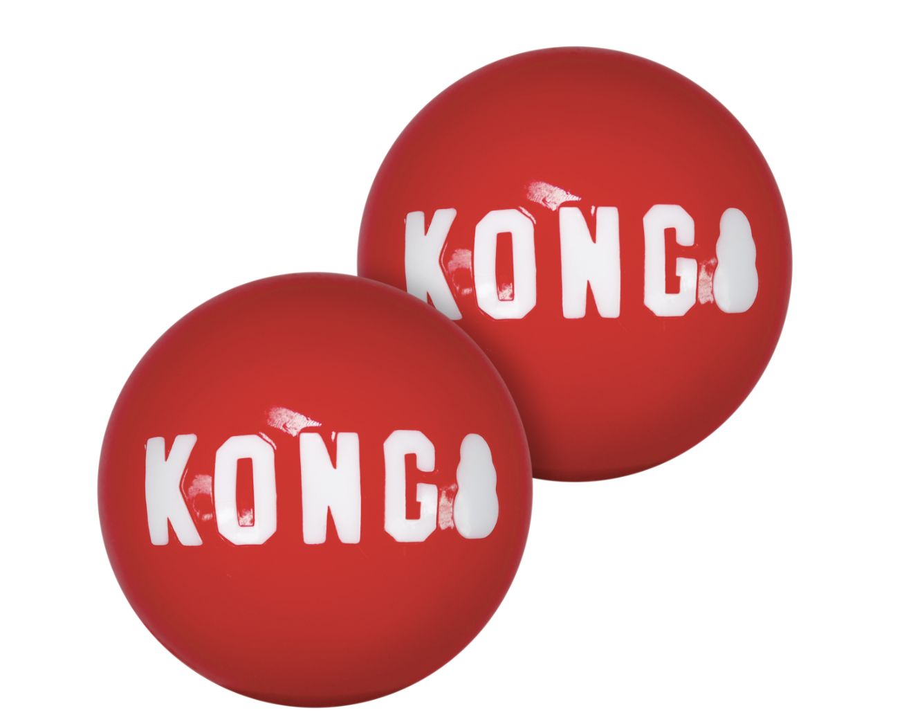 KONG Signature Ball Dog Toy 2 Pack - MD