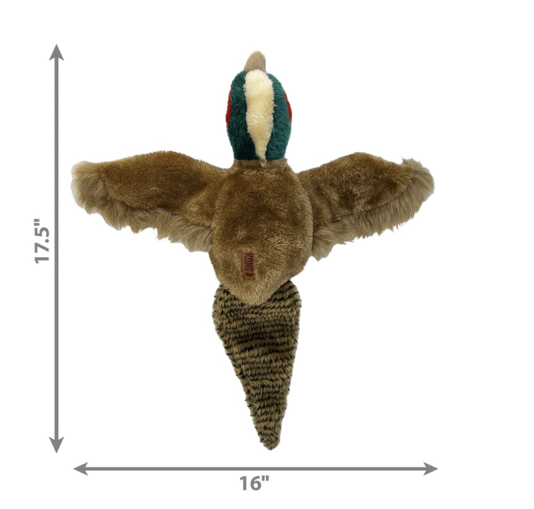 KONG Wild Low Stuff Pheasant Dog Toy