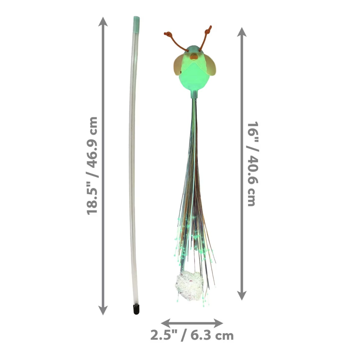 KONG Glow Firefly Teaser Cat Toy