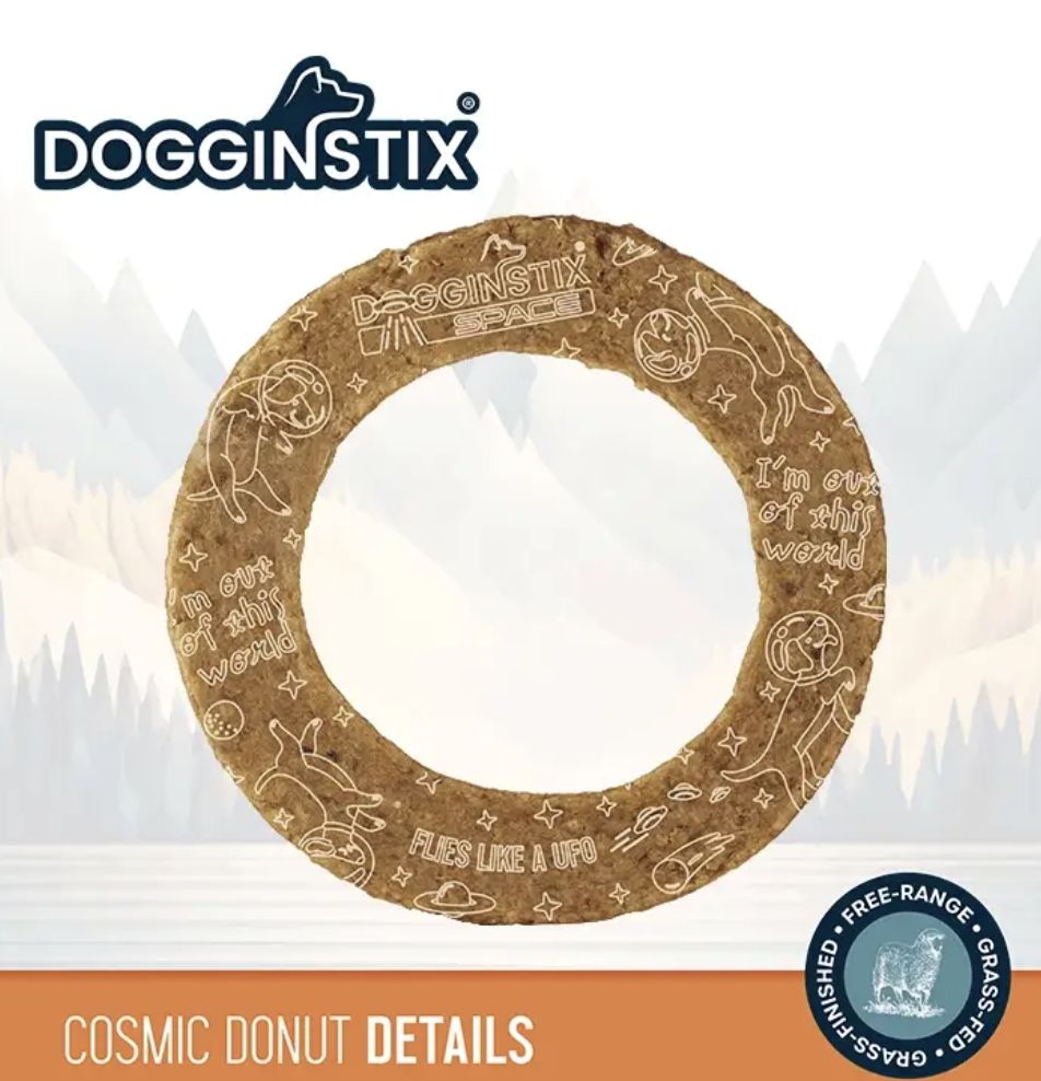 Dogginstix Lamb Collagen Cosmic Ring Dog Treat