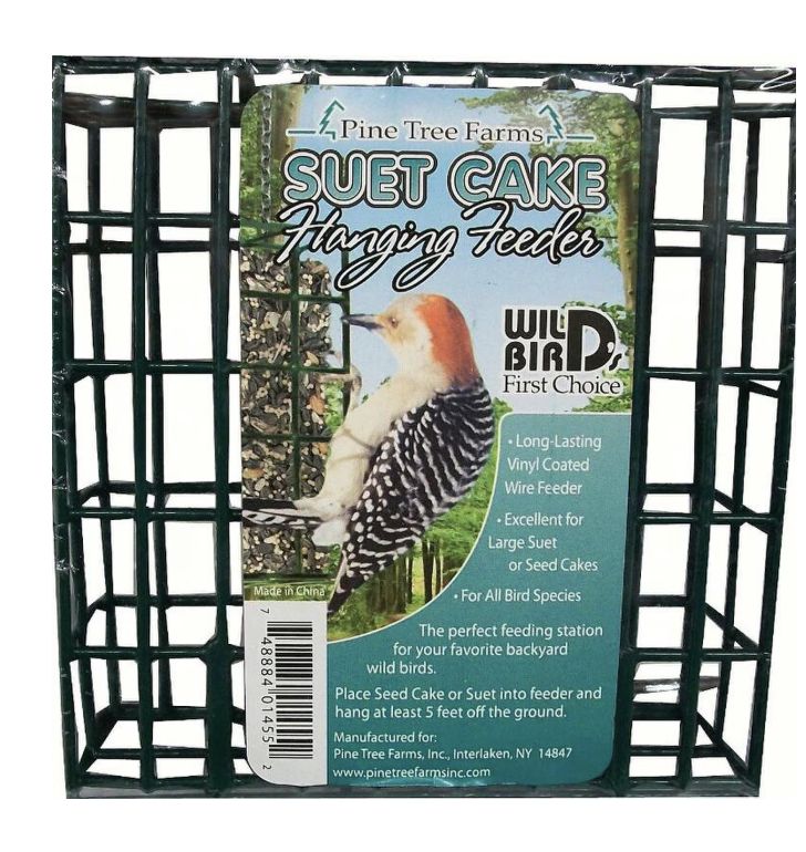 Pine Tree Farms Suet Hanging Feeder for Wild Birds