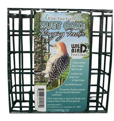 Pine Tree Farms Suet Hanging Feeder for Wild Birds