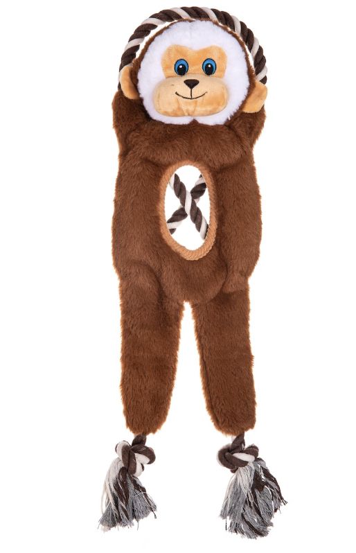 Growl Jungle Tugz Max The Monkey Dog Toy