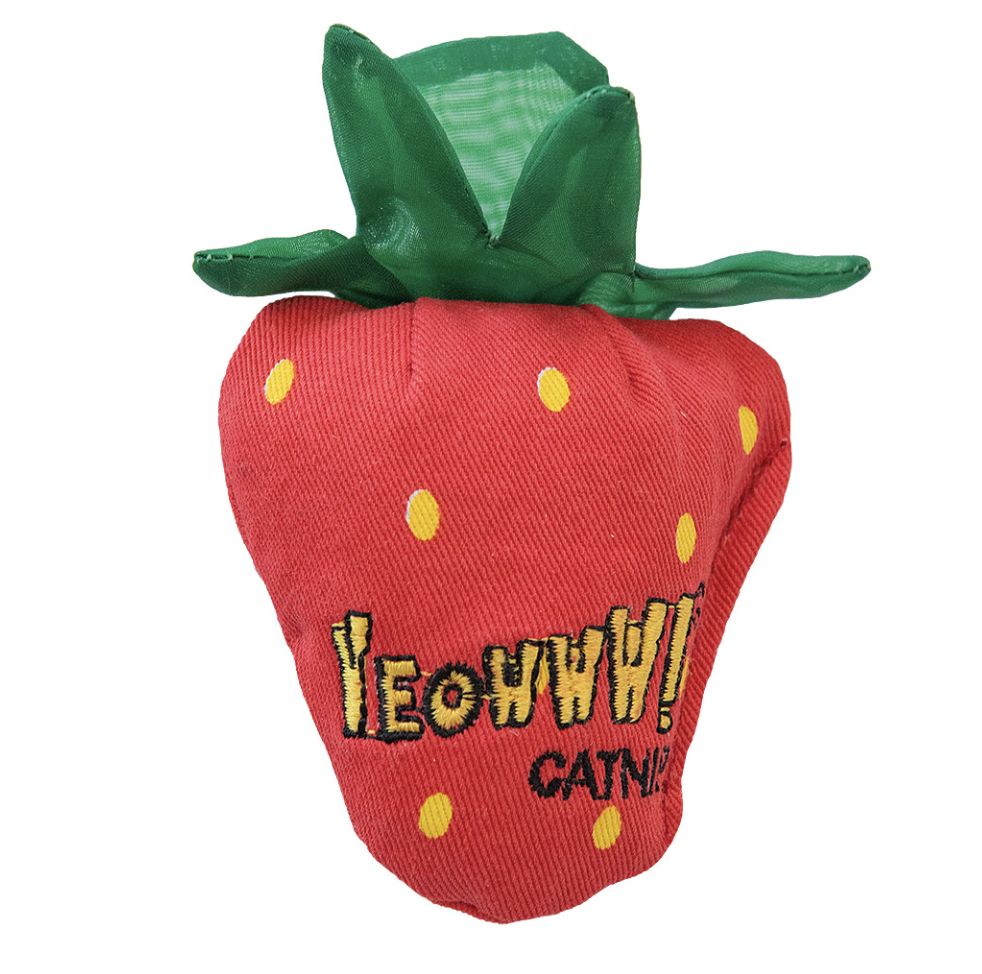 Yeowww! Strawberry Catnip Cat Toy