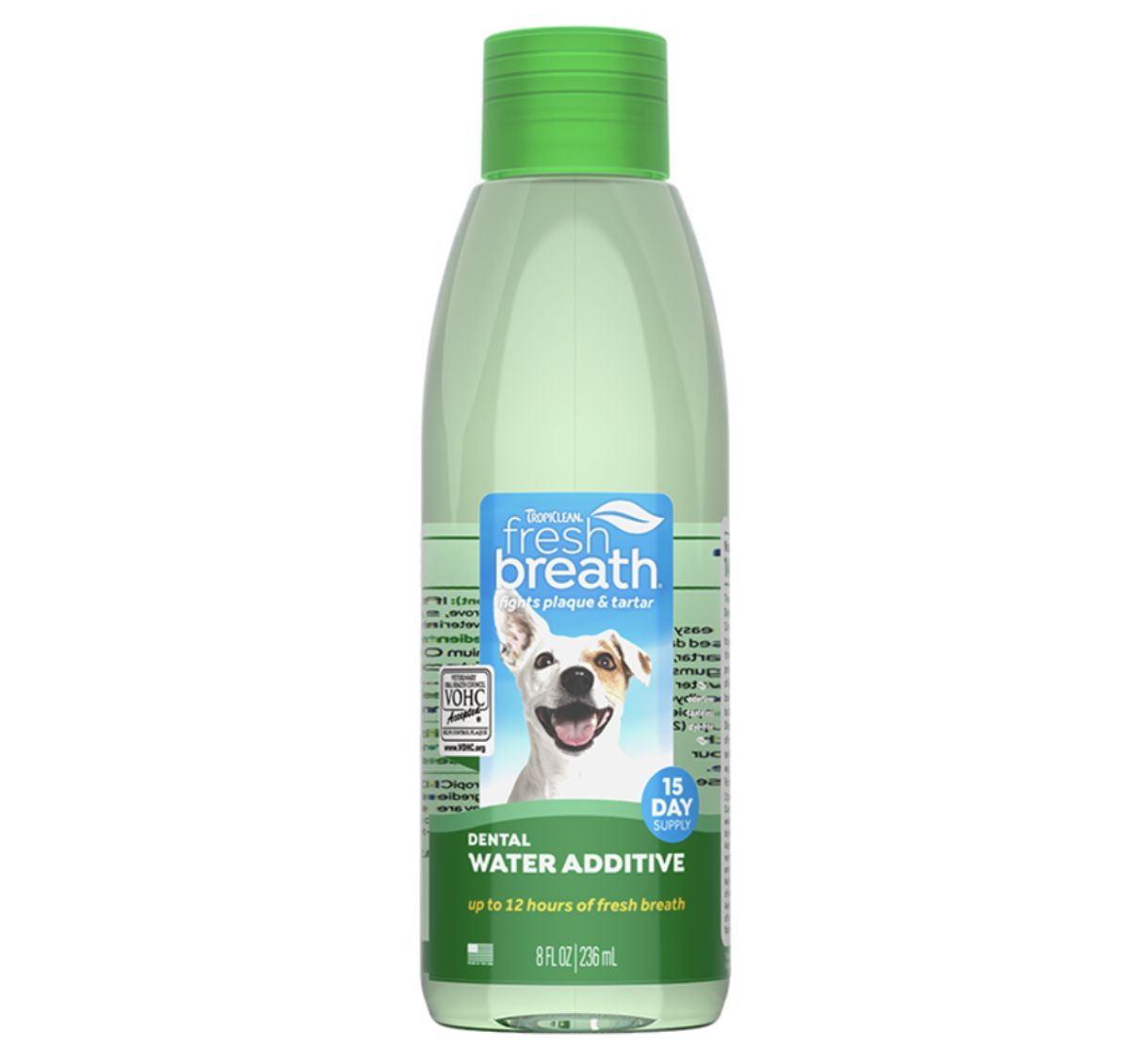 TropiClean Fresh Breath Dental Water Additive for Dogs 8oz
