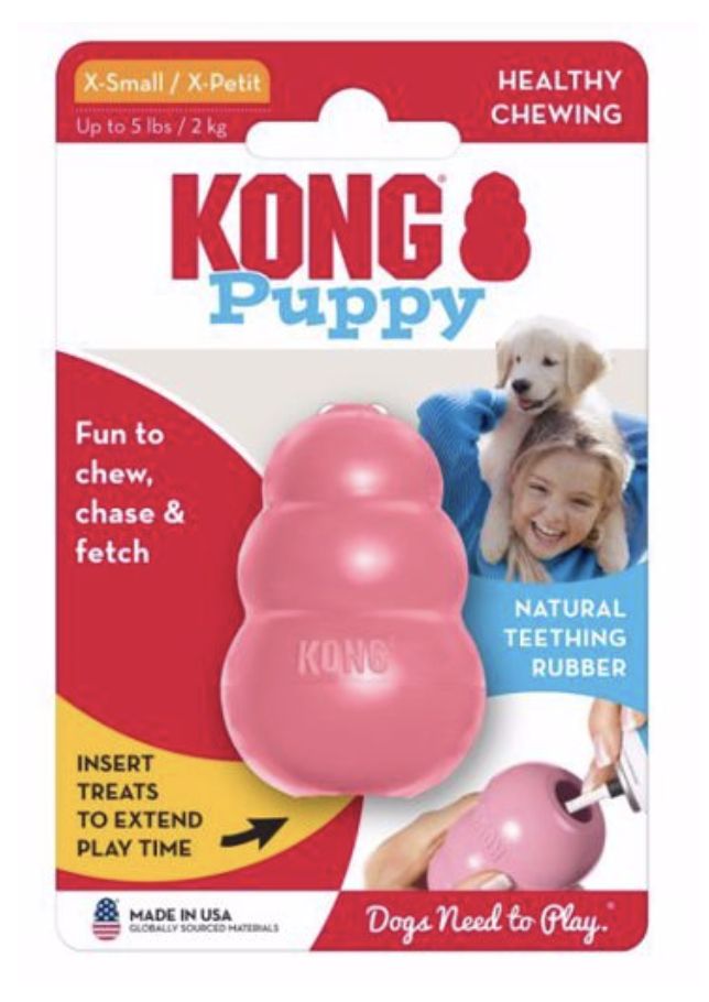 Kong Classic Dog Toy X-Small Puppy- Assorted colors