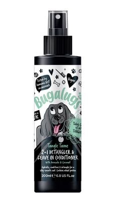 Bugalugs Tangle Tame Dog Detangler Spray for Dogs