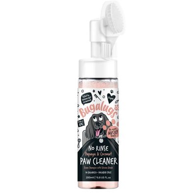 Bugalugs Papaya &amp; Coconut No Rinse Dogs &amp; Cats Paw Cleaner