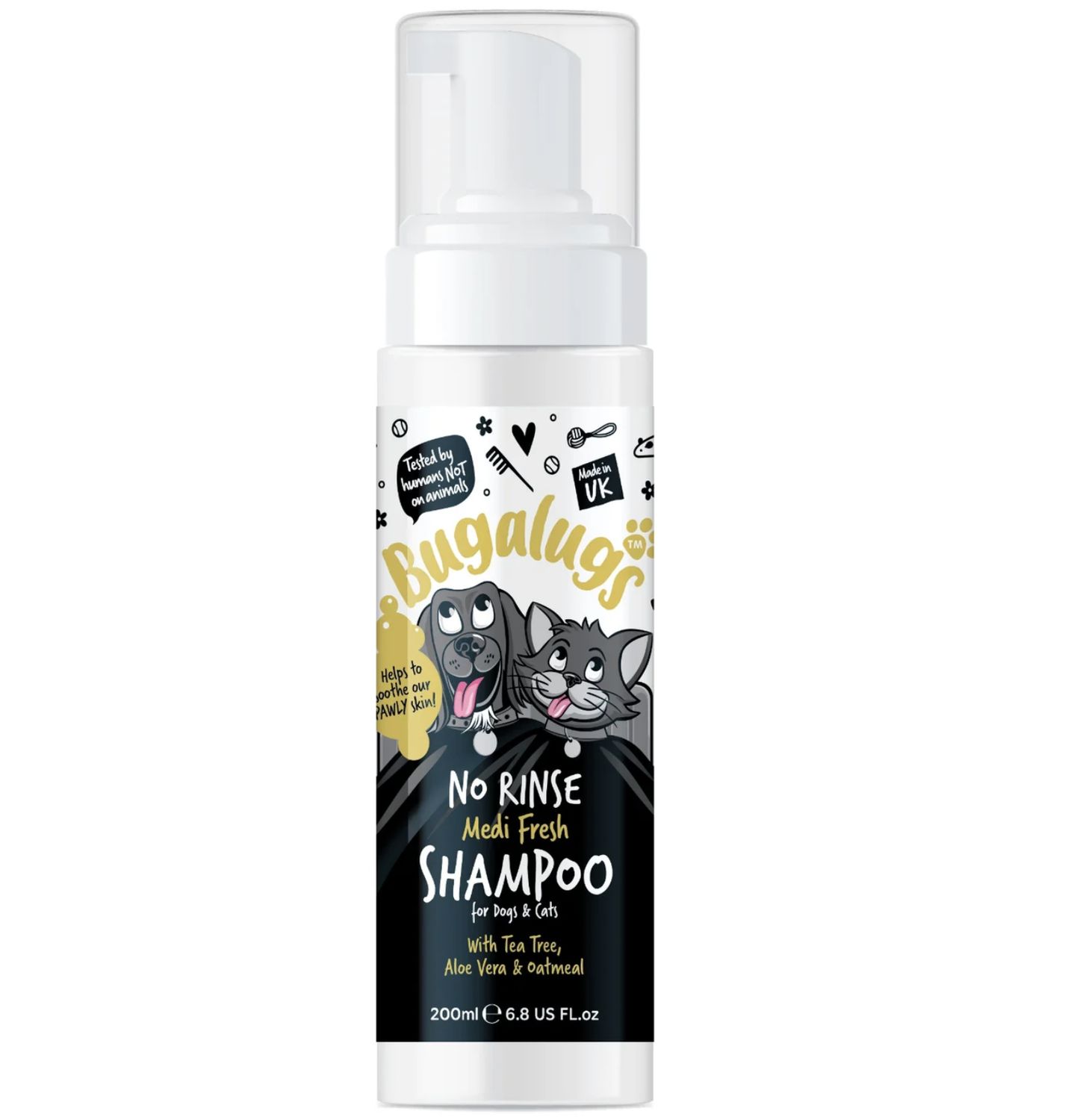 Bugalugs MediFresh No Rinse Shampoo