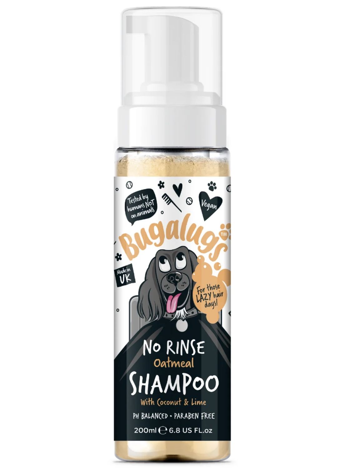 Bugalugs Oatmeal &amp; Lime No Rinse Shampoo