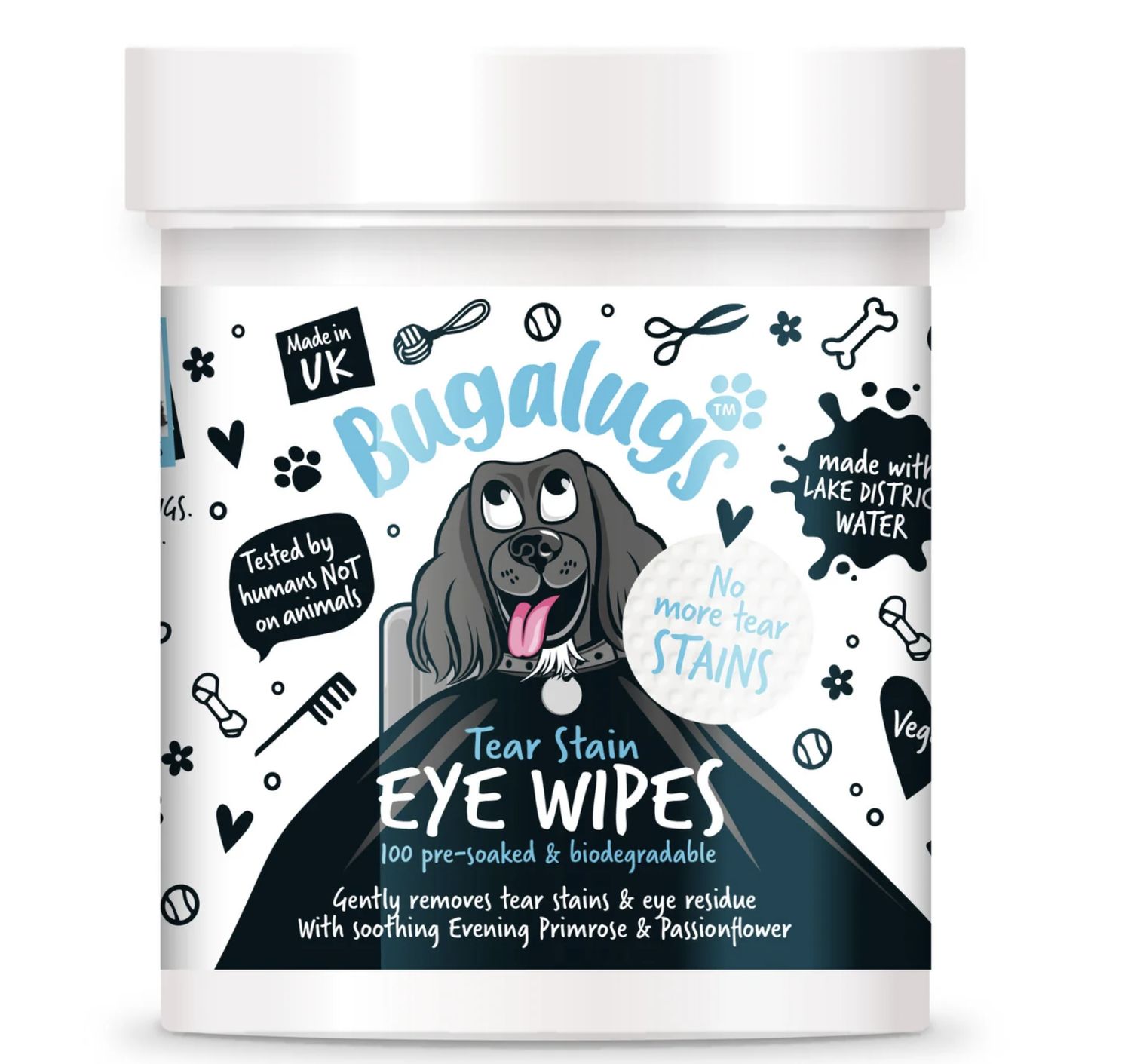 Bugalugs Tear Stain Remover Pads 100C