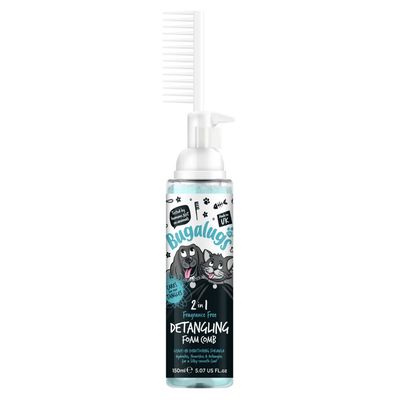 Bugalugs Fragrance Free 2in1 Dogs &amp; Cats Foam Comb