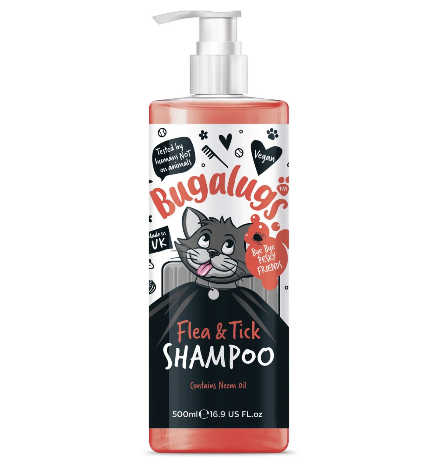 Bugalugs Flea &amp; Tick Cat Shampoo
