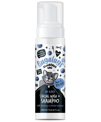 Bugalugs Blueberry Spa No Rinse Cat Shampoo