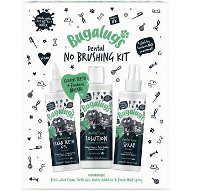 Bugalugs No Brushing Dental Kit For Dogs &amp; Cats