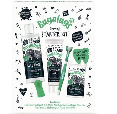 Bugalugs Starter Dental Kit For Dogs &amp; Cats