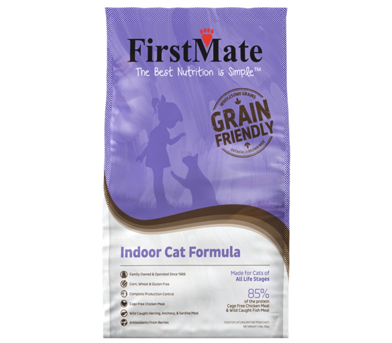FirstMate Indoor Cat Formula Cat Food 11lb