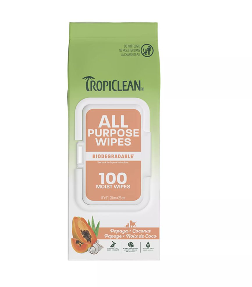 TropiClean All-Purpose Pet Wipes