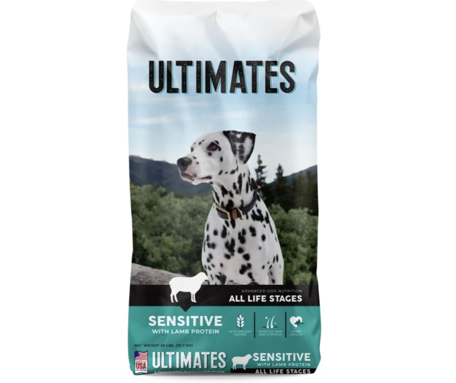 Ultimates Sensitive Skin and Stomach Lamb Formula Dog Food 5lb