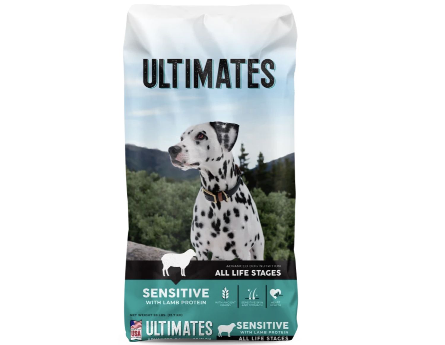 Ultimates Sensitive Skin and Stomach Lamb Formula Dog Food 28lb