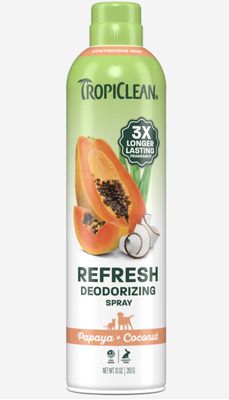 TropiClean Papaya Deodorizing Spray For Pets