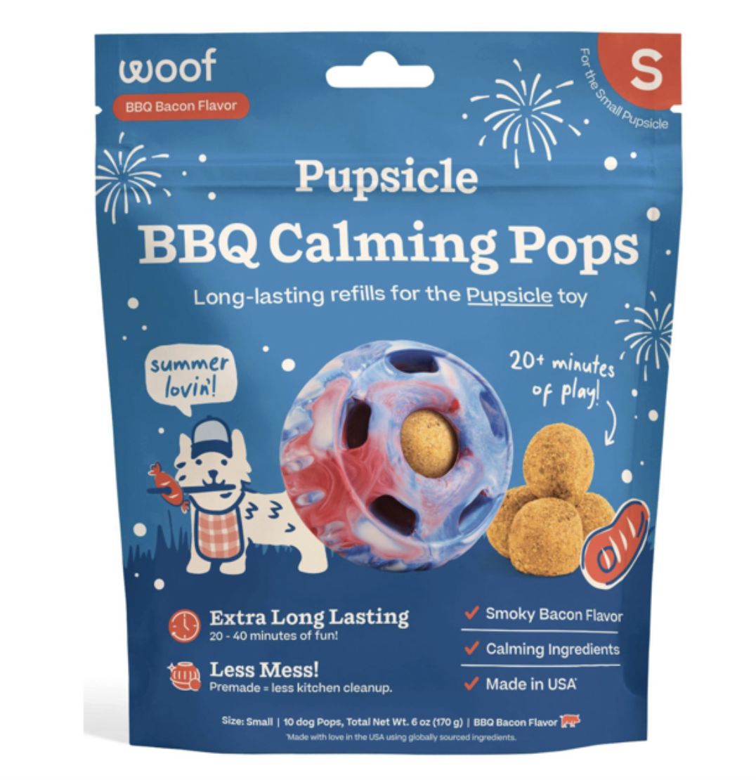 Woof BBQ Bacon Calming Pupsicle Refill Pops- Small