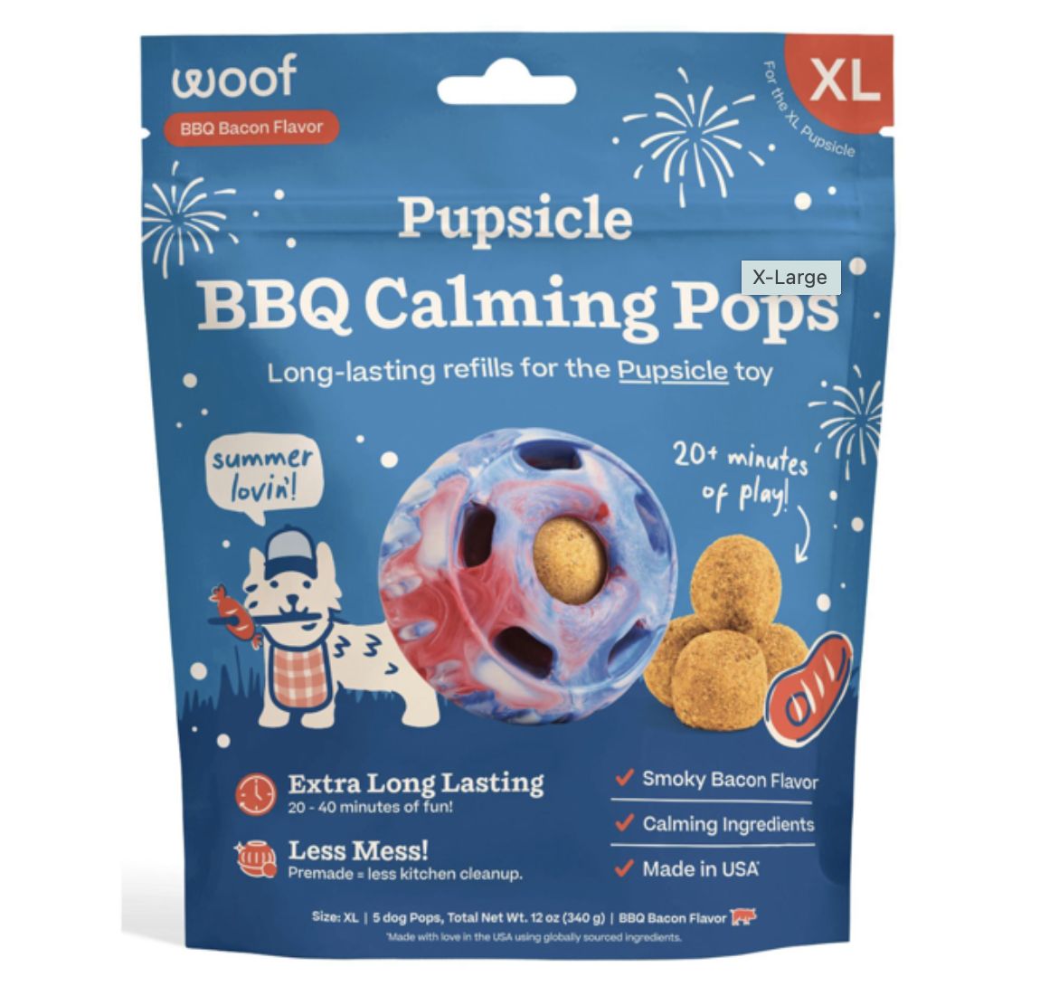 Woof BBQ Bacon Calming Pupsicle Refill Pops- XL