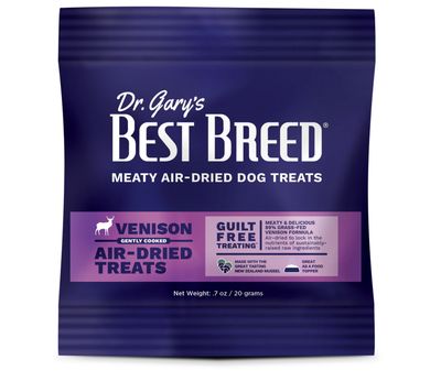 Best Breed Venison Air Dried Treat or Topper  - Sample