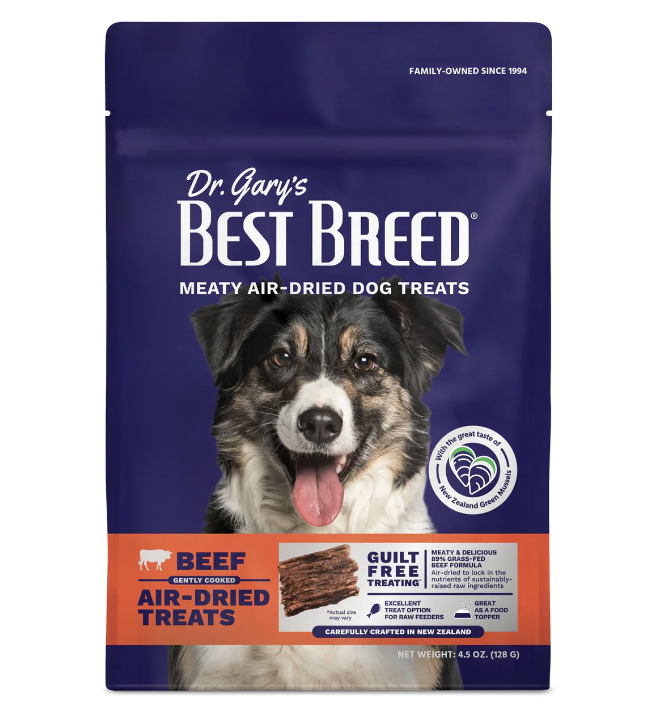 Best Breed Beef Air Dried Treat or Topper- 4.5oz