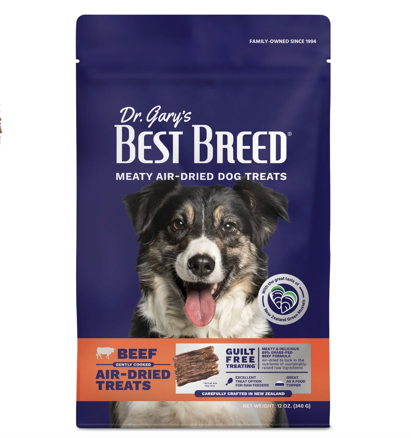 Best Breed Beef Air Dried Treat or Topper- 12oz