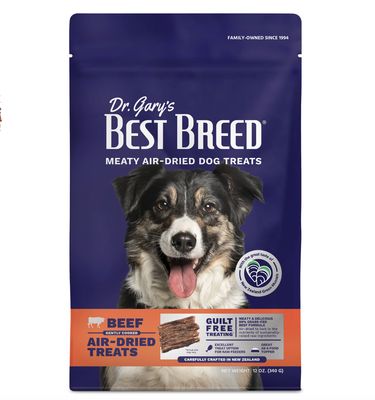 Best Breed Beef Air Dried Treat or Topper- 12oz