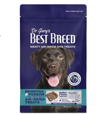 Best Breed Brushtail Possum Air Dried Treat or Topper -12oz