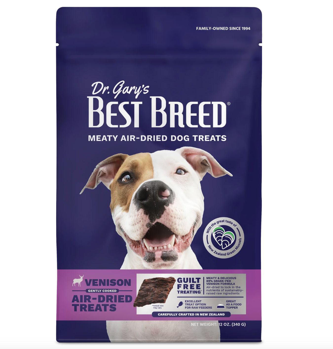 Best Breed Venison Air Dried Treat or Topper  - 12oz