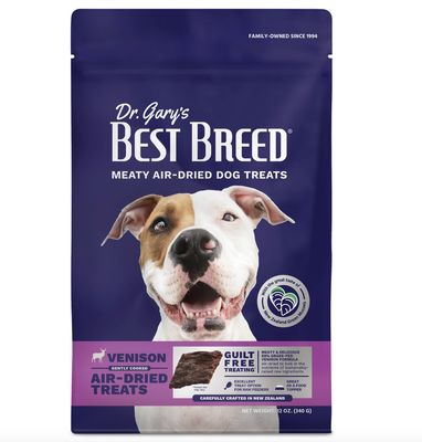 Best Breed Venison Air Dried Treat or Topper  - 12oz