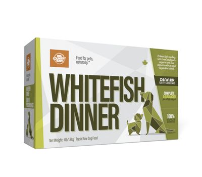 Big Country Raw Frozen Whitefish Dinner Dog 4lbs