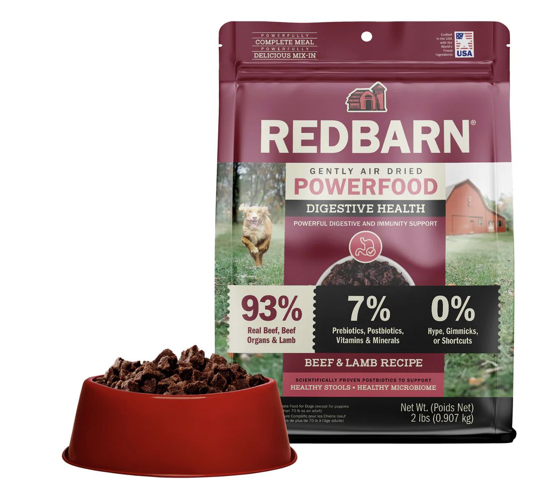 Redbarn Air Dried Digestive Health Lamb and Fish Recipe Dog Food 2 lb