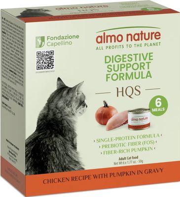 Almo Digestive Support Chicken w Pumpkin Cat Can 6C