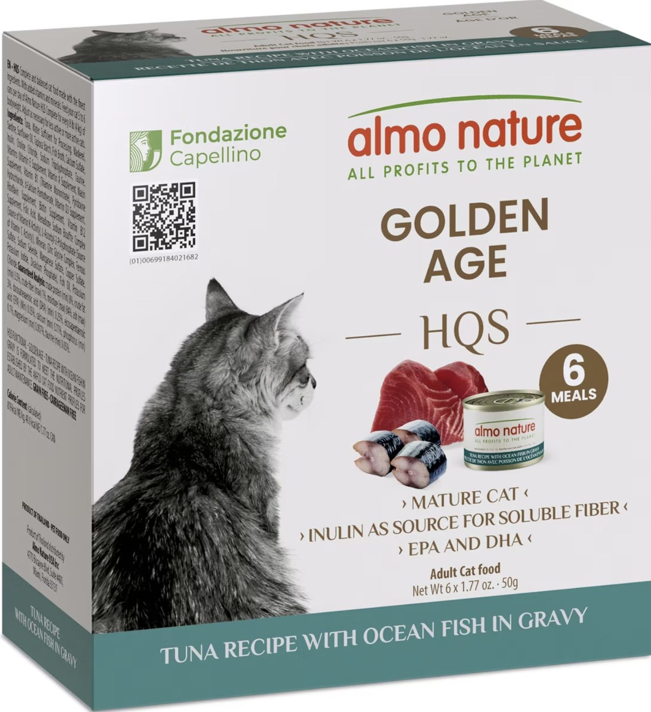 Almo Golden Age Tuna W Ocean Fish Cat Cans 6C
