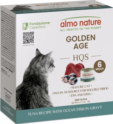 Almo Golden Age Tuna W Ocean Fish Cat Cans 6C