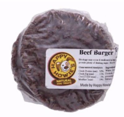 Happy Howies Beef Burgers Dog Treats 2 Pack