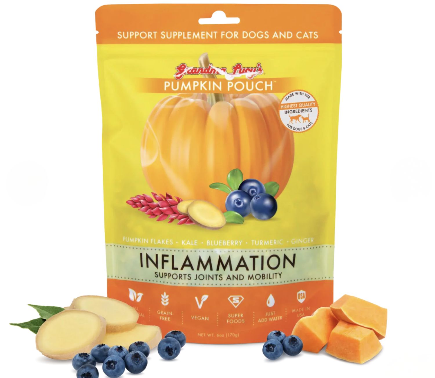 Grandma Lucy's Inflammation Support For Dogs And Cats 6oz