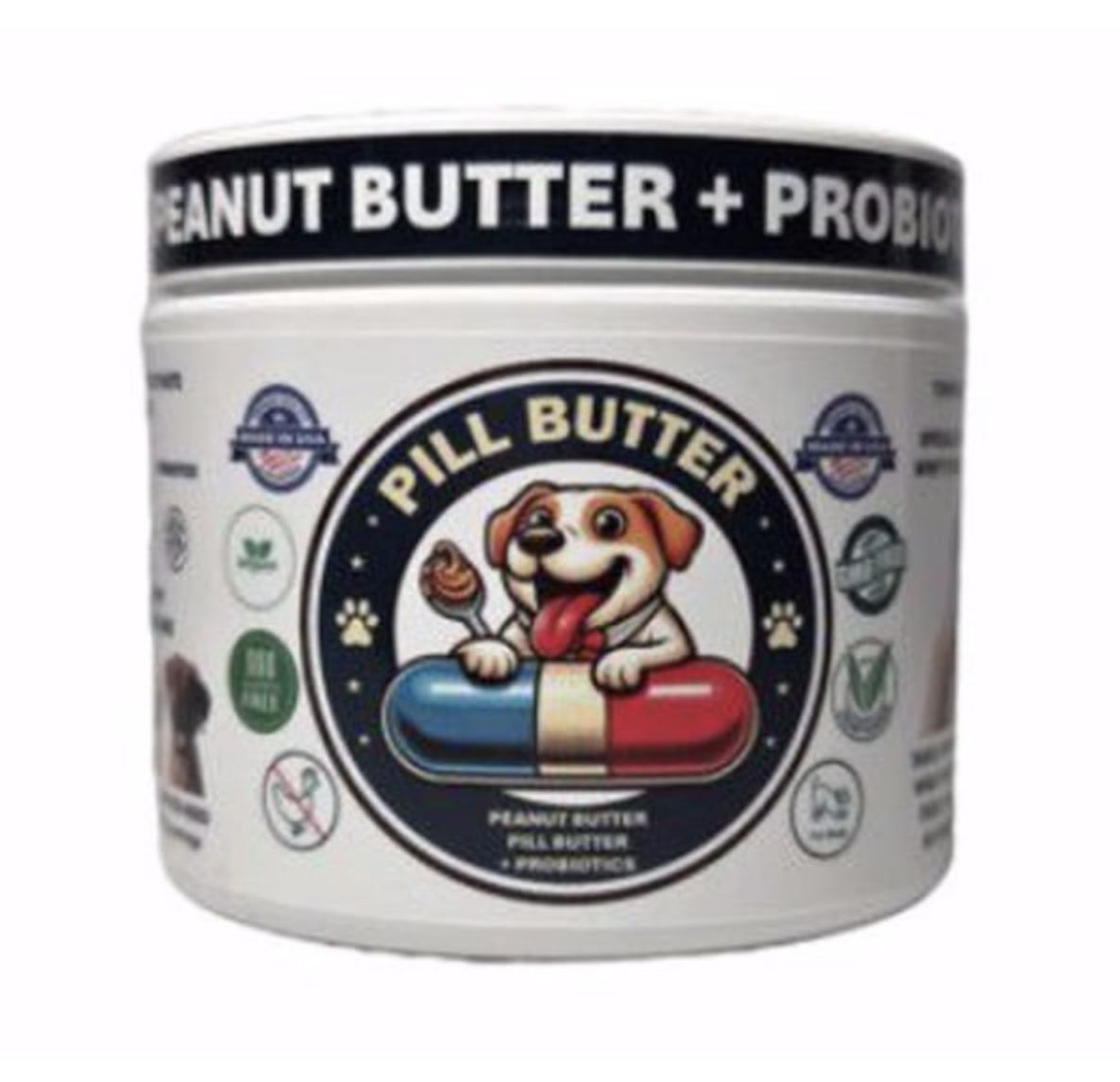 Pill Butter Peanut Butter + Probiotics Pill Wrap for Dogs 4.2oz