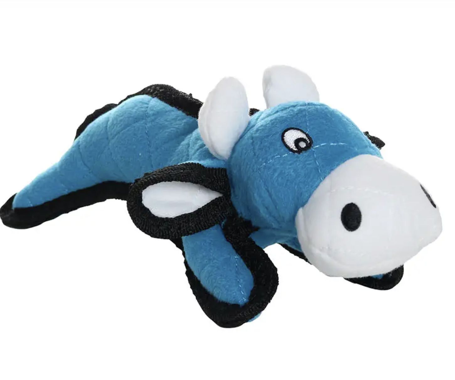 Tuffy Jr Barnyard Cow Durable Dog Toy
