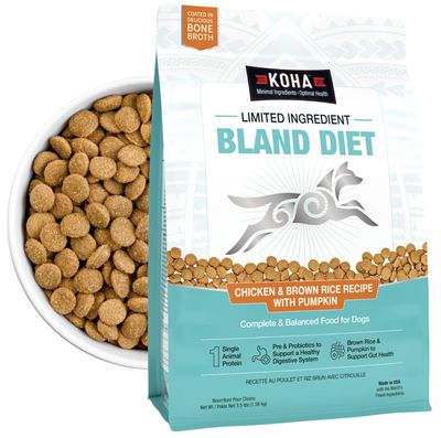 Koha Chicken &amp; Brown Rice Bland Diet Dog Food 20lbs