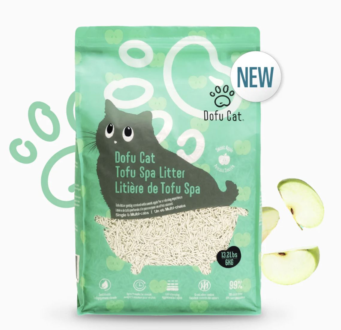 Dofu Cat Tofu Spa Litter Apple